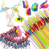 WENTS 100 unidades de papel Umbrella Cocktail Cocktail Beach Party Paper Umbrella Cocktail Umbrellas Decoration for…